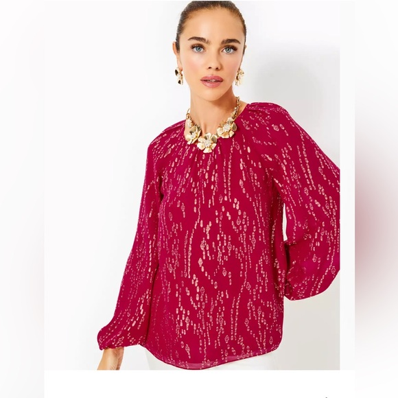 Lilly Pulitzer Noraleen Silk Top